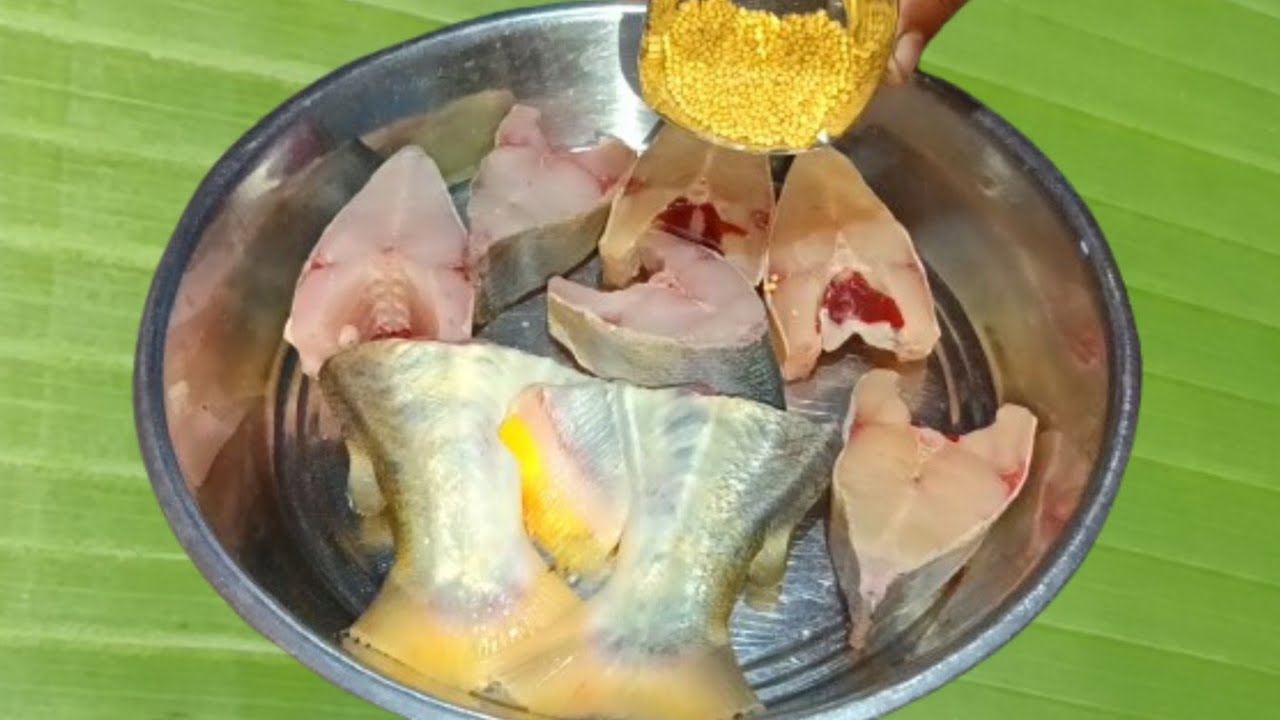 রূপচাঁদ মাছের সরষে দিয়ে ঝালের রেসিপিll rupcad machar recipe.......... 