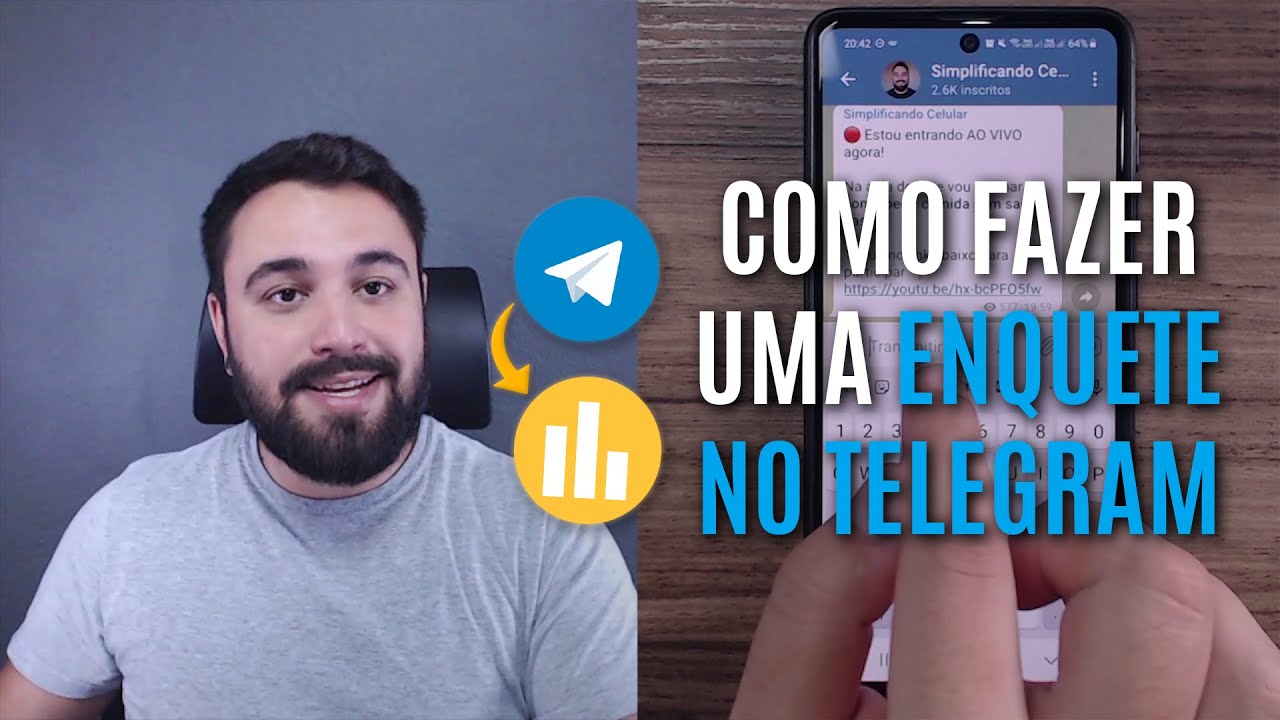COMO FAZER UMA ENQUETE NO TELEGRAM