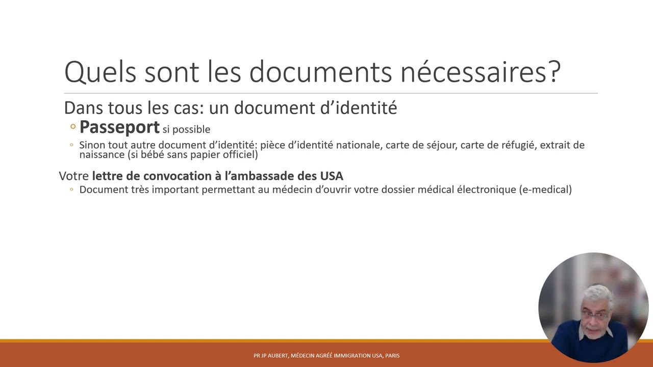 L'examen médical pour l'immigration aux USA!