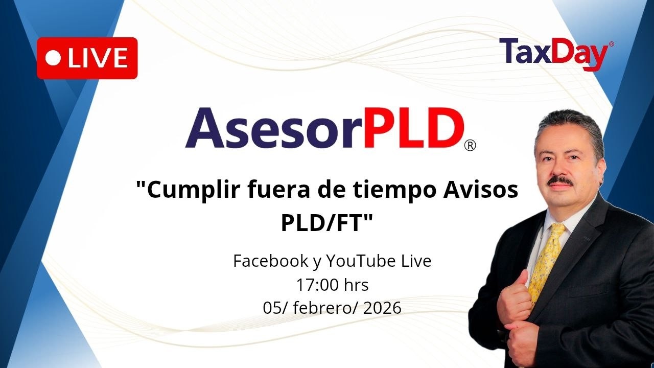 Cumplir fuera de tiempo, Avisos PLD/FT