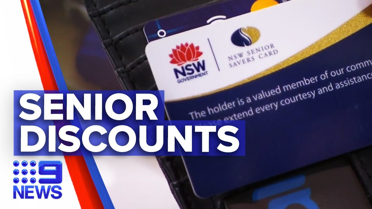 Big discounts on senior cards | 9 News Australia