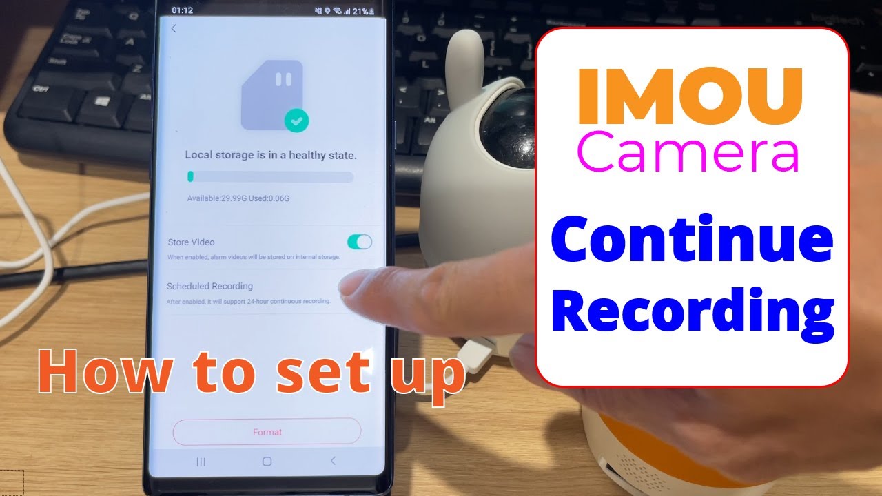 How to enable Continue Recording Imou Camera