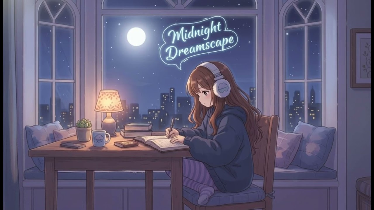 Midnight Dreamscape - Mellow Lo-fi Hip Hop Beats to Relax/Study