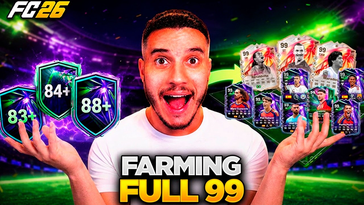 FC 26 | FARMING 99-RATED PLAYERS! STARTING THE JOURNEY TO A FULL 99 SQUAD!