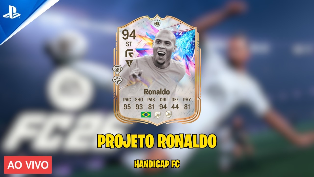🔴 PROJETO RONALDO - EA FC 26 🎮 PS5 SLIM