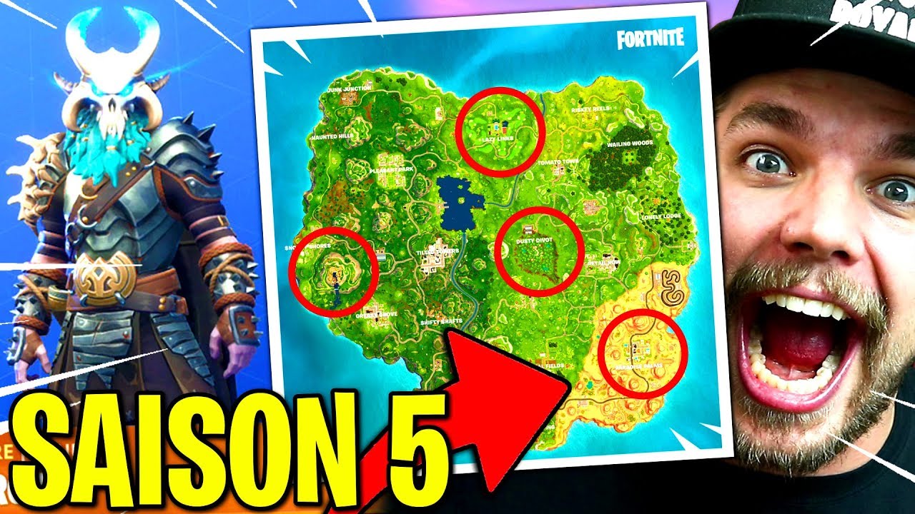 SAISON 5: PASS DE COMBAT, NOUVELLE MAP... sur FORTNITE: Battle Royale !!