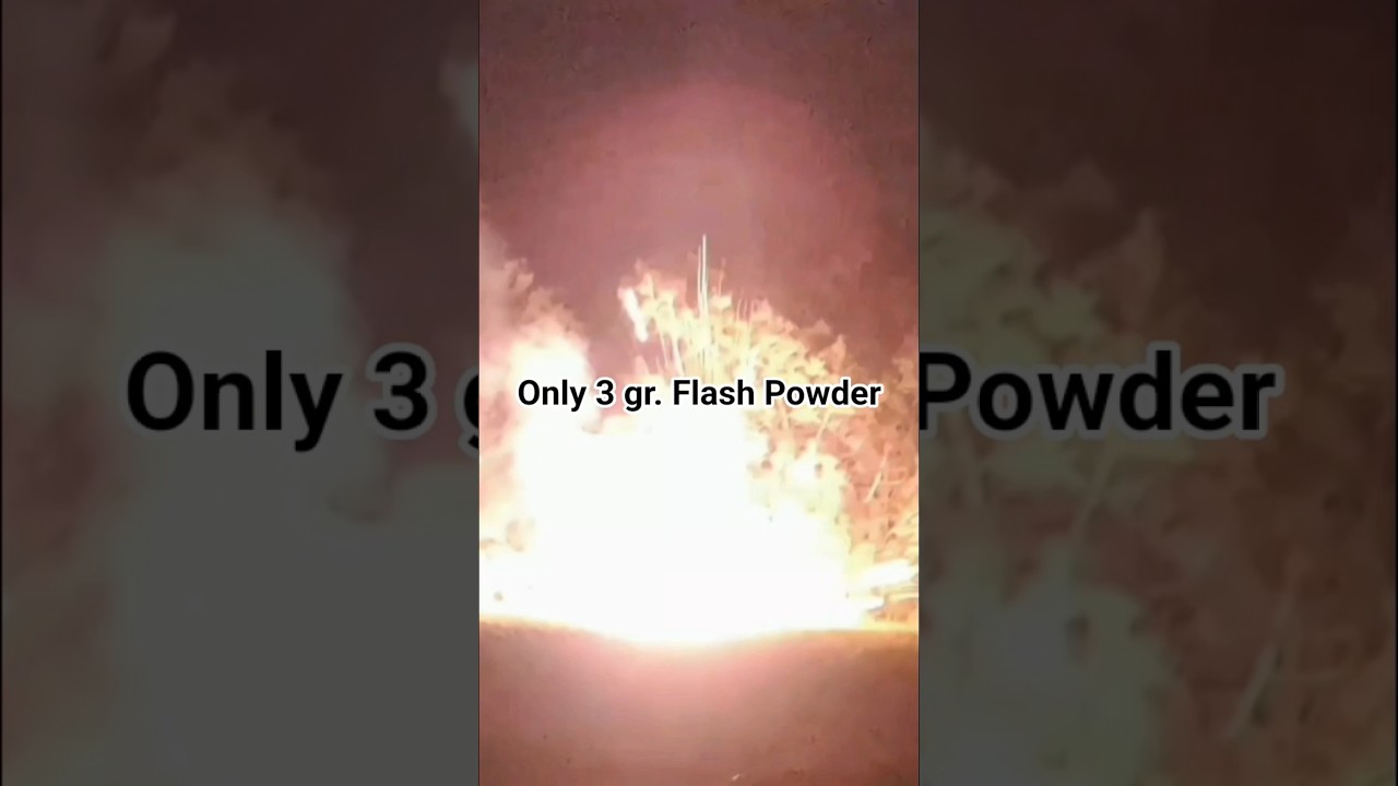 Flash Powder only 3gr.  #flashpowder #fireworks #explosion