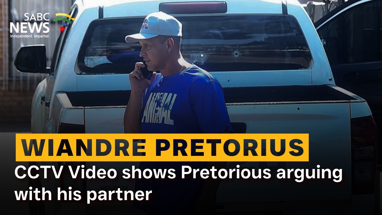 CCTV Video shows Pretorious arguing with his partner