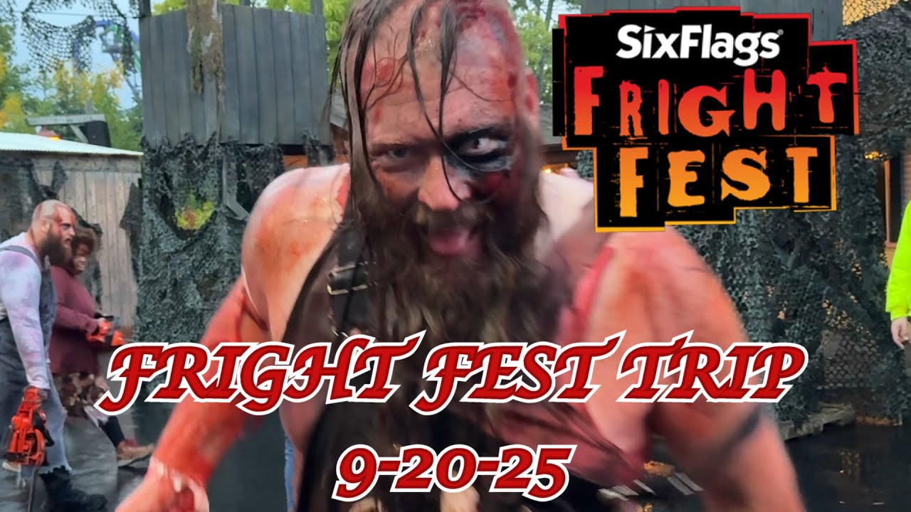 Fright Fest Trip 9-20-25 At Six Flags Great America