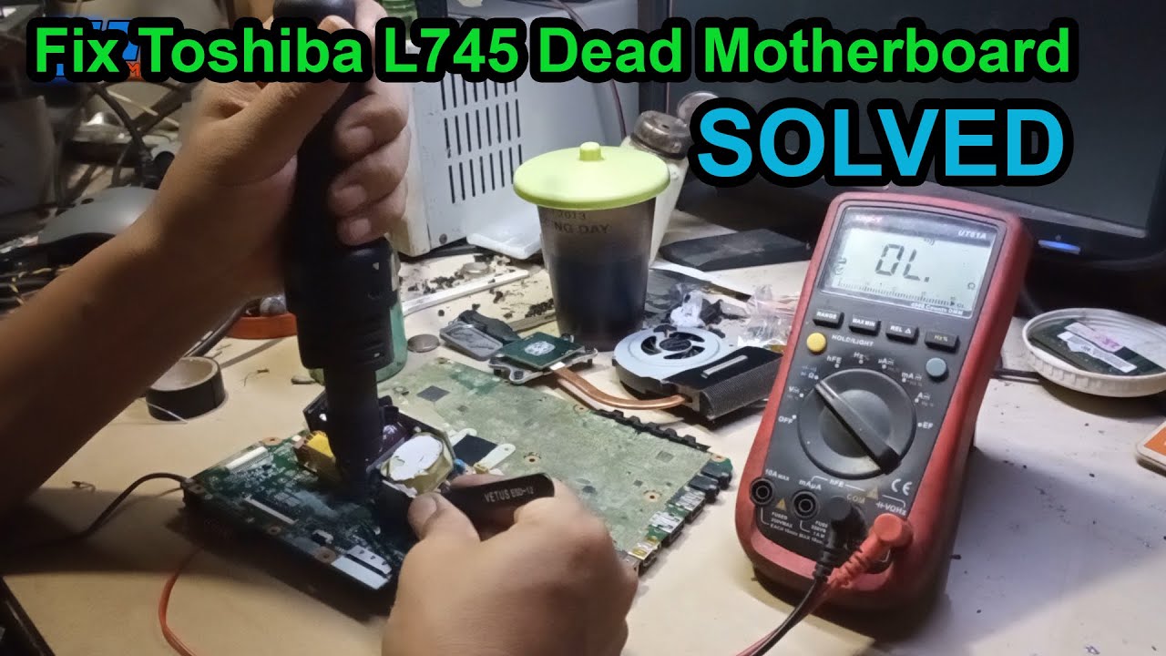 Cara Memperbaiki Laptop Toshiba L745 Mati Total - Tidak Ada Indikator Led Nyala sama sekali