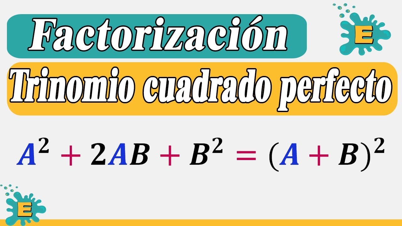 ✅FACTORIZAR un trinomio cuadrado perfecto