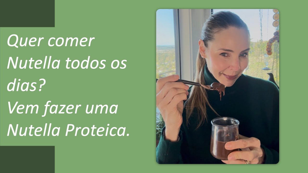 Nutella Proteica Caseira Sem culpa!