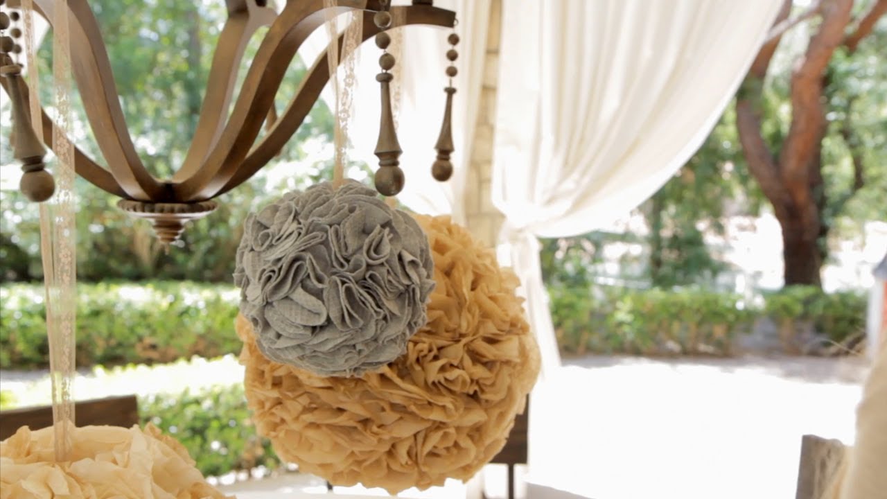 How to Make Party Poms - Let's Craft with ModernMom