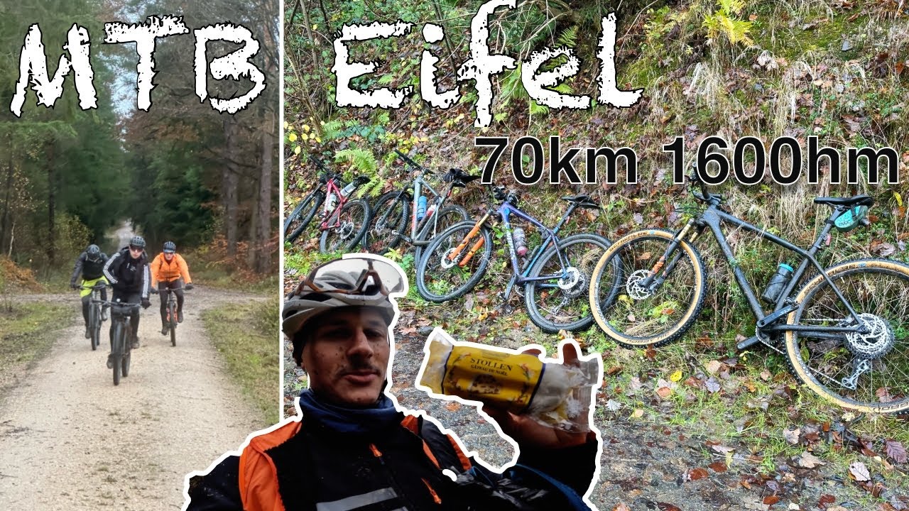 70km MTB in der kalten Eifel | Flussdurchquerung | Trails | Specialized S-Works Epic Hardtail