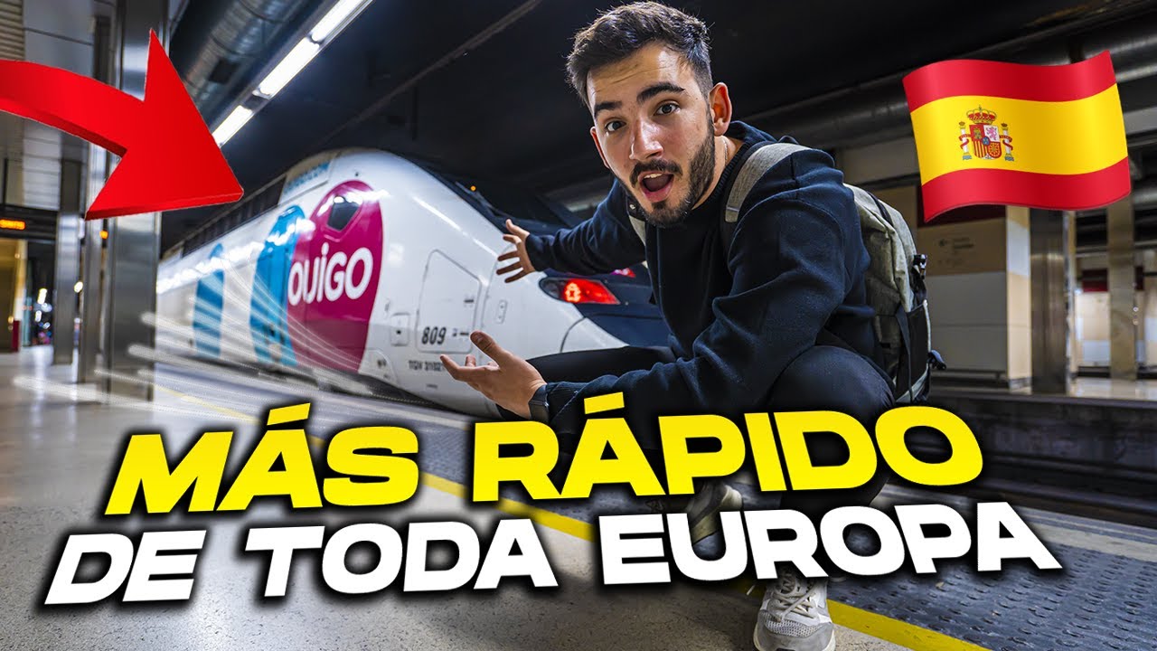 🚆🔥 CUBANO REACIONA al TREN MÁS RÁPIDO de EUROPA 🇪🇸 ¡NO PUEDO CREERLO!