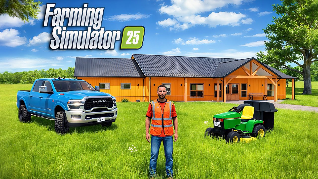 I LEFT FOR 2 MINUTES & MY MOWER WAS STOLEN!?! FS25