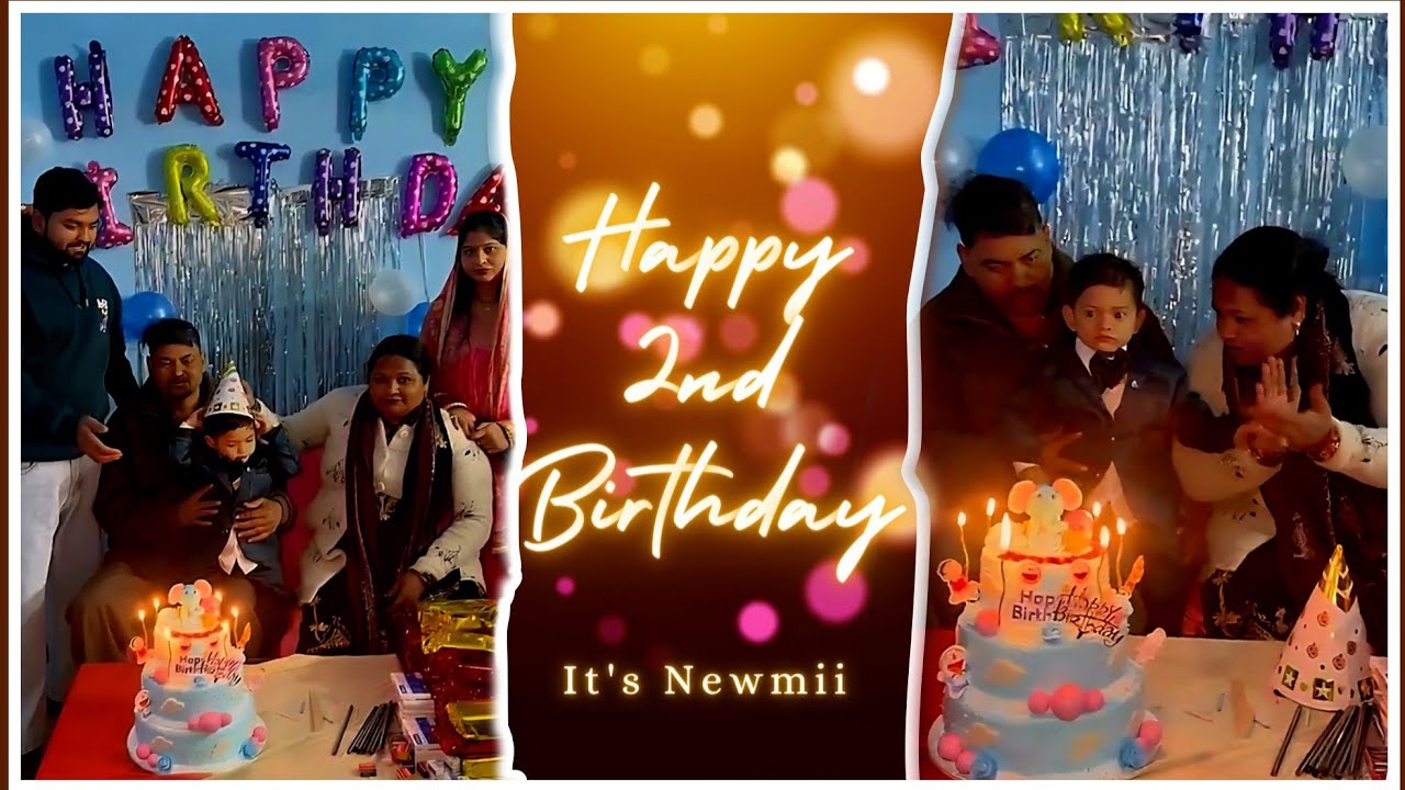 Mere Bhatije ka 2nd Bday🥳|| it's Newmii💜||Party|| Funny Vlog 😂||