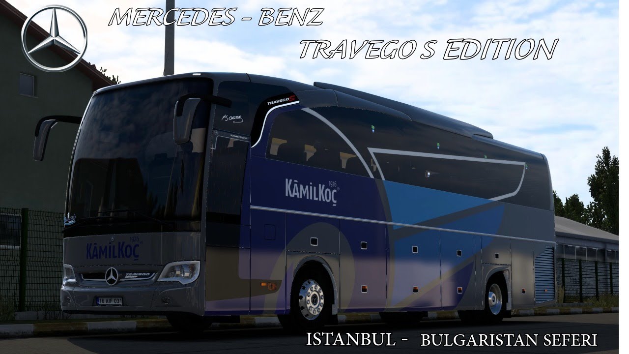 ETS 2 MERCEDES TRAVEGO S SPECİAL EDİTİON 15 SHD [ İSTANBUL - BULGARİSTAN SEFERİ ]
