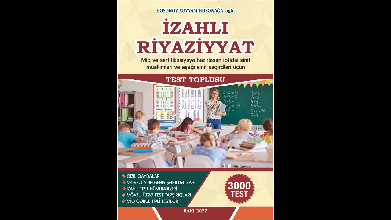 İbtidai riyaziyyat - Kater məsələləri (test 12-23)