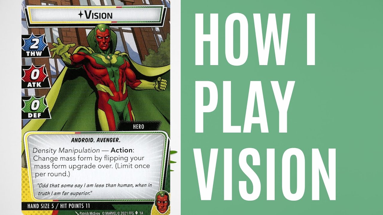 Vision Strategy for Marvel Champions