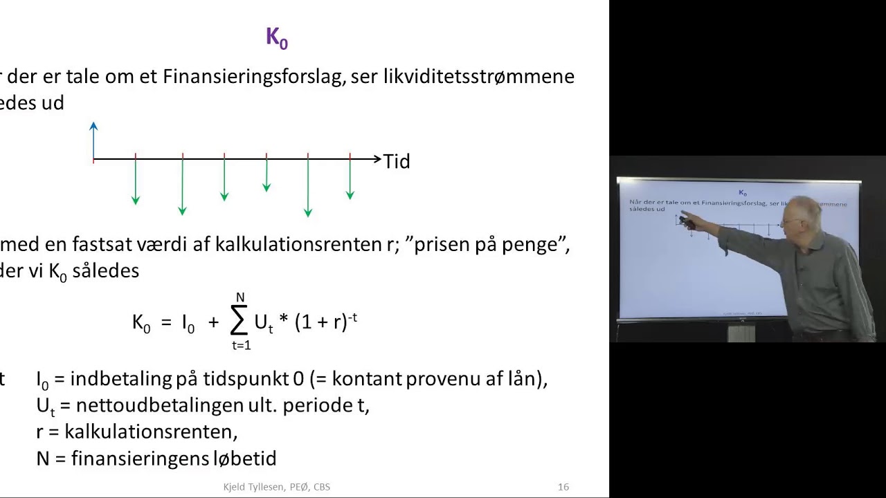Valg af Finansiering Fælles + Kapitalværdimetoden
