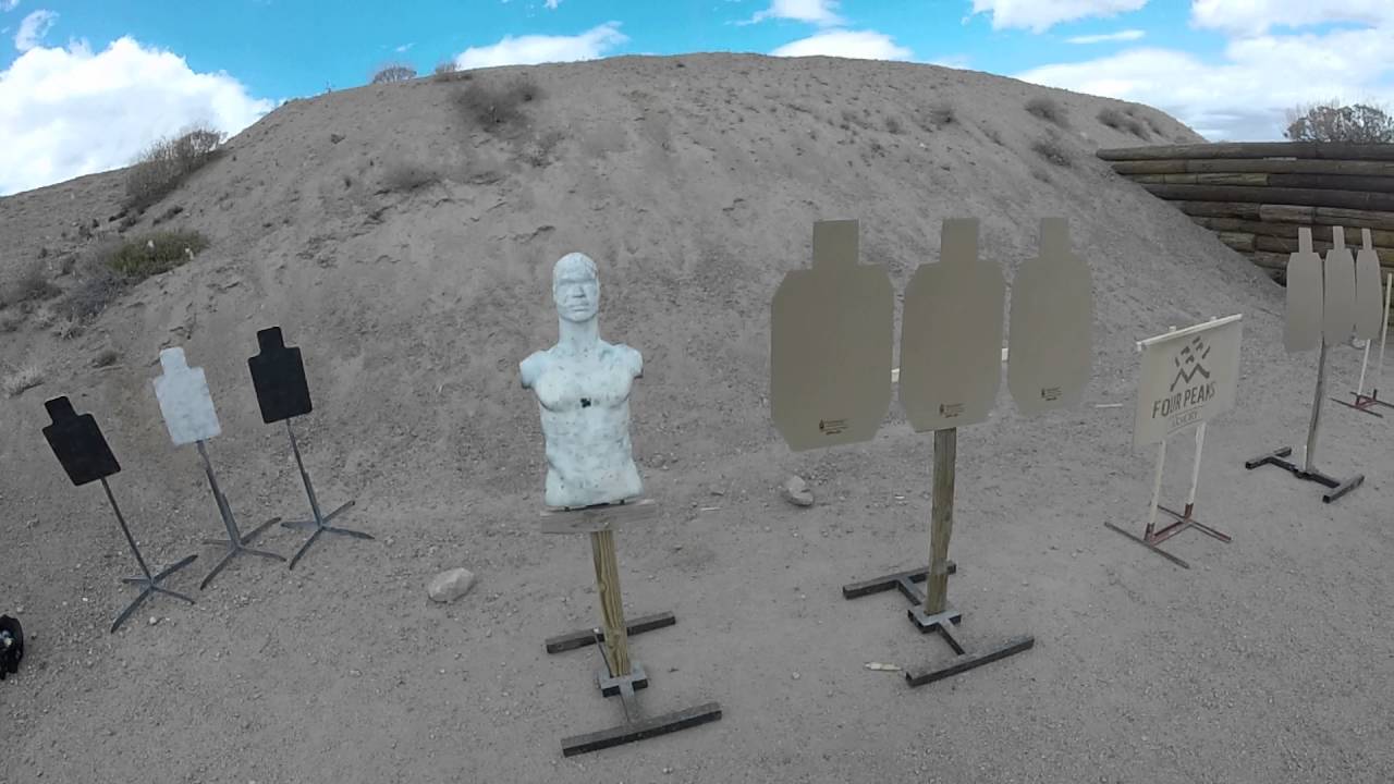 Rubber Dummies Targets in a Sawtooth Class
