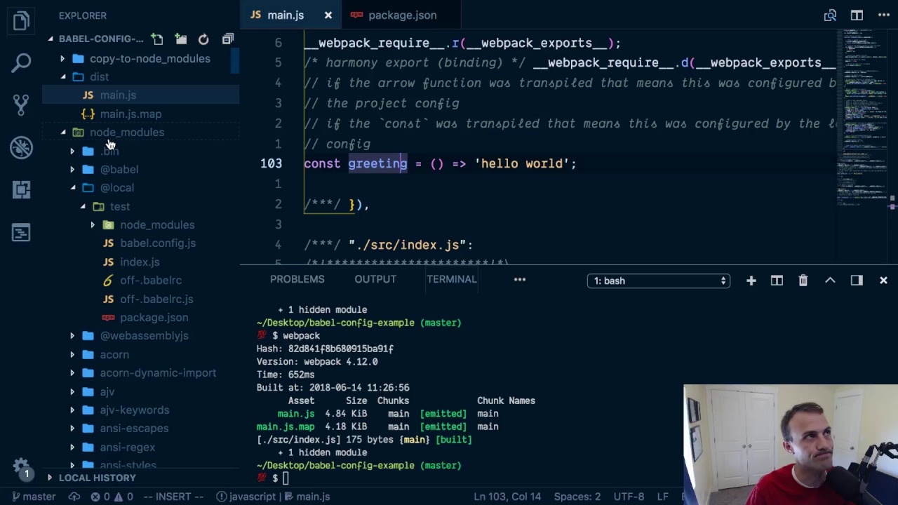 Configuring Babel 7