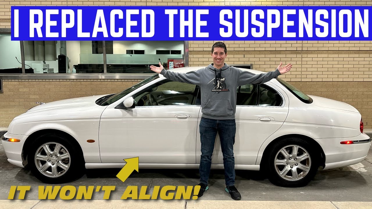 It's IMPOSSIBLE To Align My CHEAP Jaguar S-Type *We Tried*