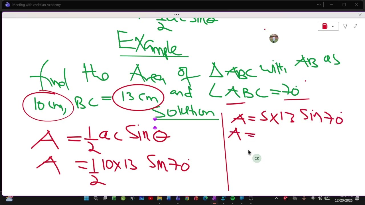 Area rule.  Maths msce form 4
