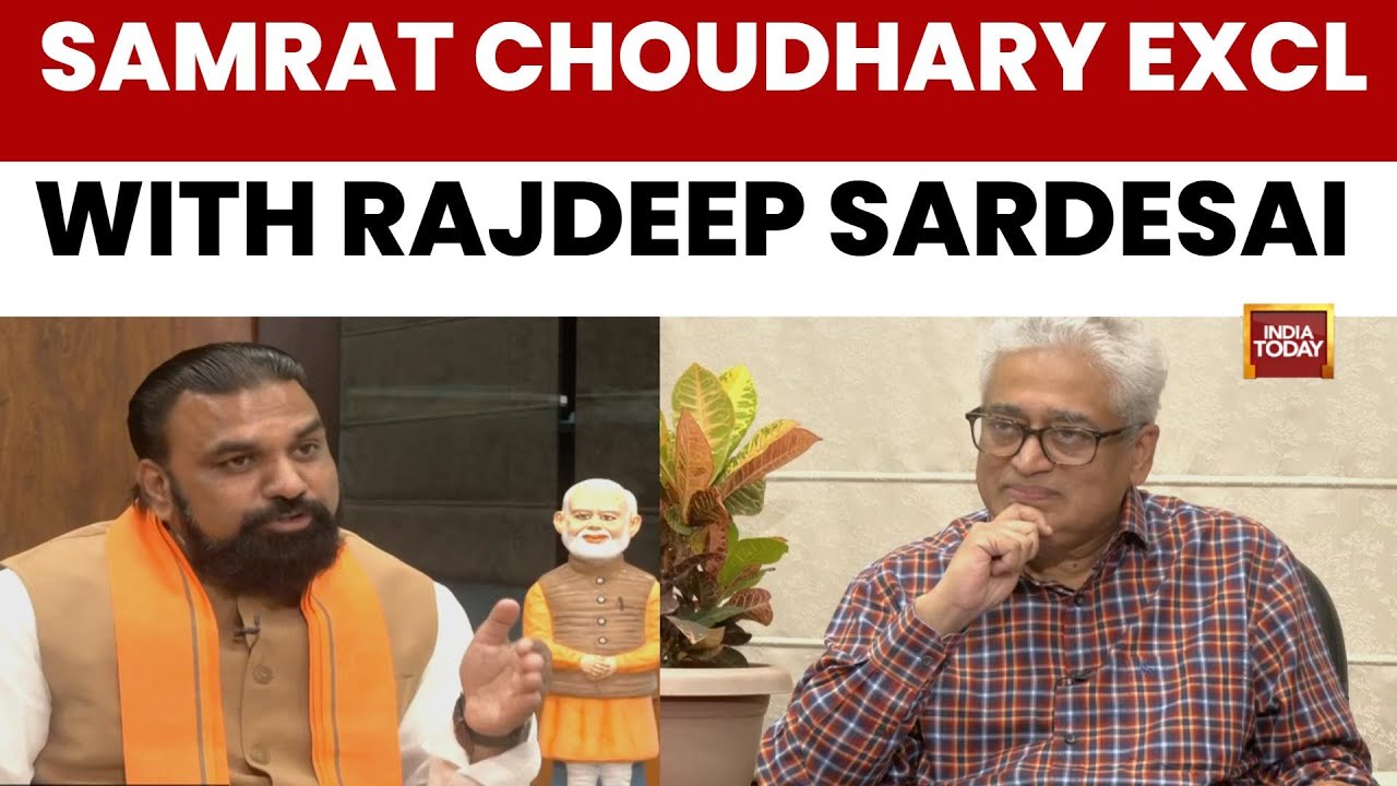 Exclusive: Bihar Dy CM Samrat Choudhary Ends Speculation, Backs Nitish Kumar | Rajdeep Sardesai