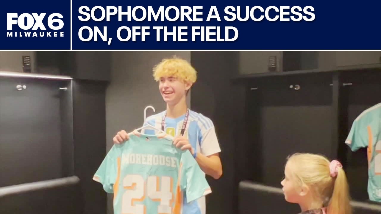 Kohler High School sophomore celebrates success on, off the field | FOX6 News Milwaukee
