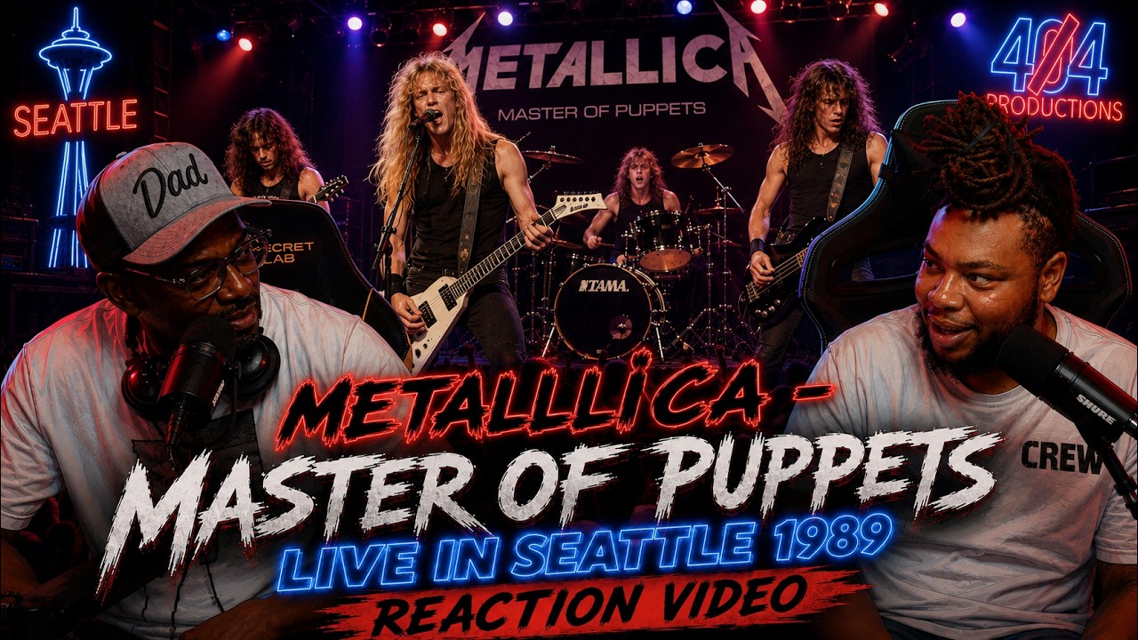 Our First Time Watching Metallica - Master Of Puppets - Live in Seattle (Reaction Video)