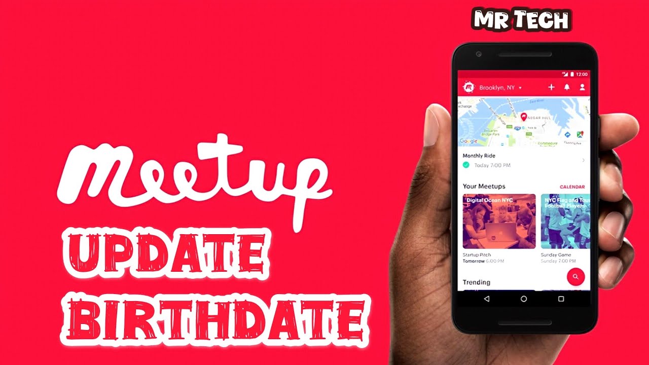 How to Check | Update your Birthdate in Meetup Application