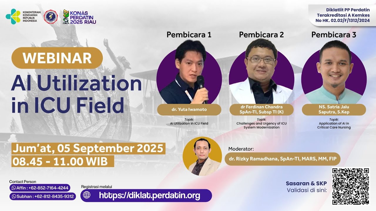 Webinar Konas 2025 AI Utilization in ICU Field