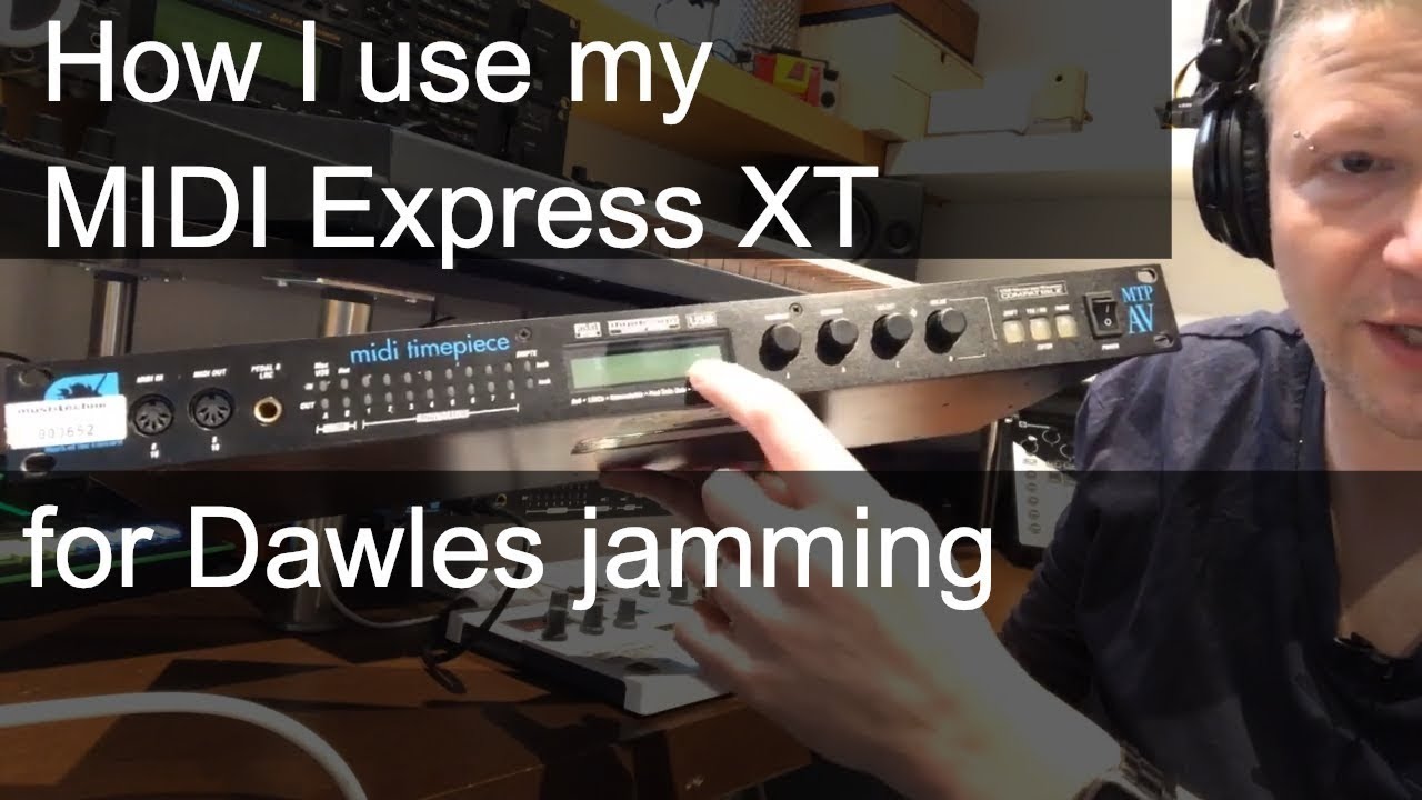 Dawless MIDI interface : How I use my MOTU MIDI Time piece