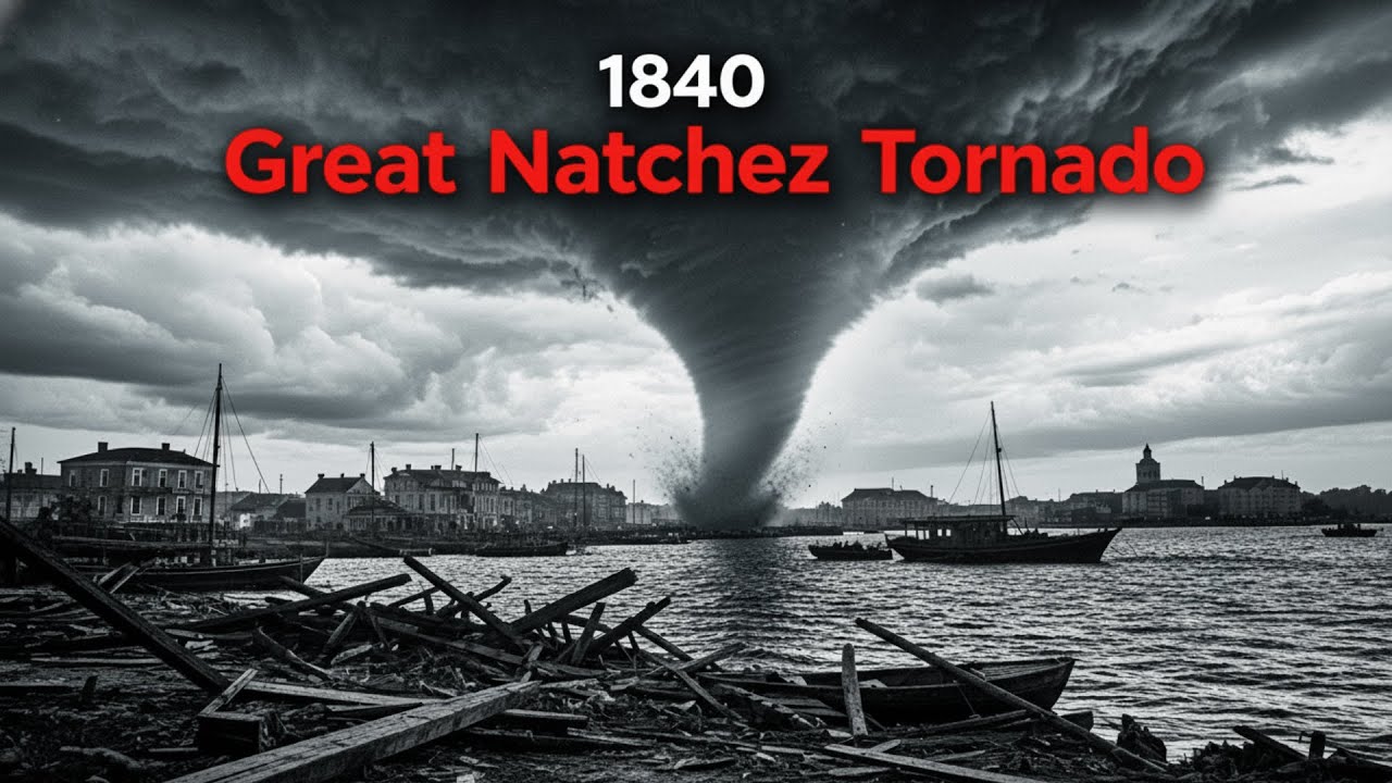 317 DEAD in Minutes: The Great Natchez River‑Tornado Disaster In 1840