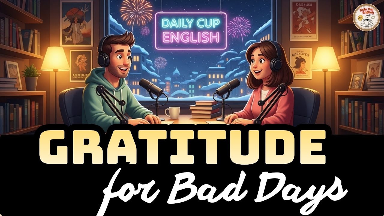 Turn Bad Days Around with Gratitude | Real English Podcast | Daily Cup English