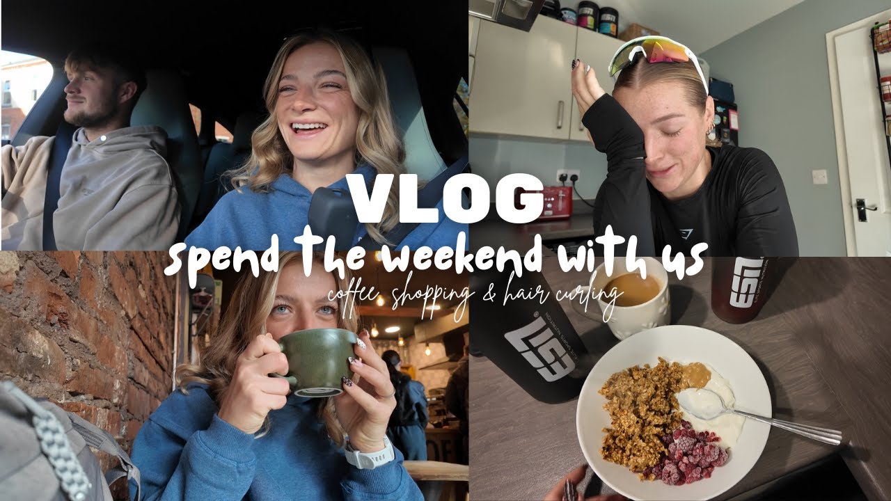 VLOG | SPEND THE WEEKEND WITH US. Shopping, coffee & running.