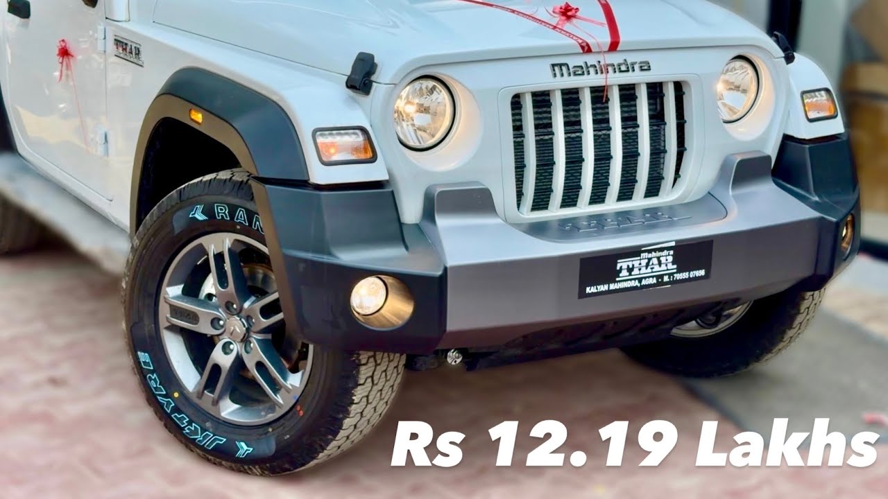 NEW 2025 THAR RWD LXT 1.5L DIESEL 😍 Rs12.19 LAKHS ❤️ NEW THAR RWD LXT | NEW THAR EVEREST WHITE COLOR