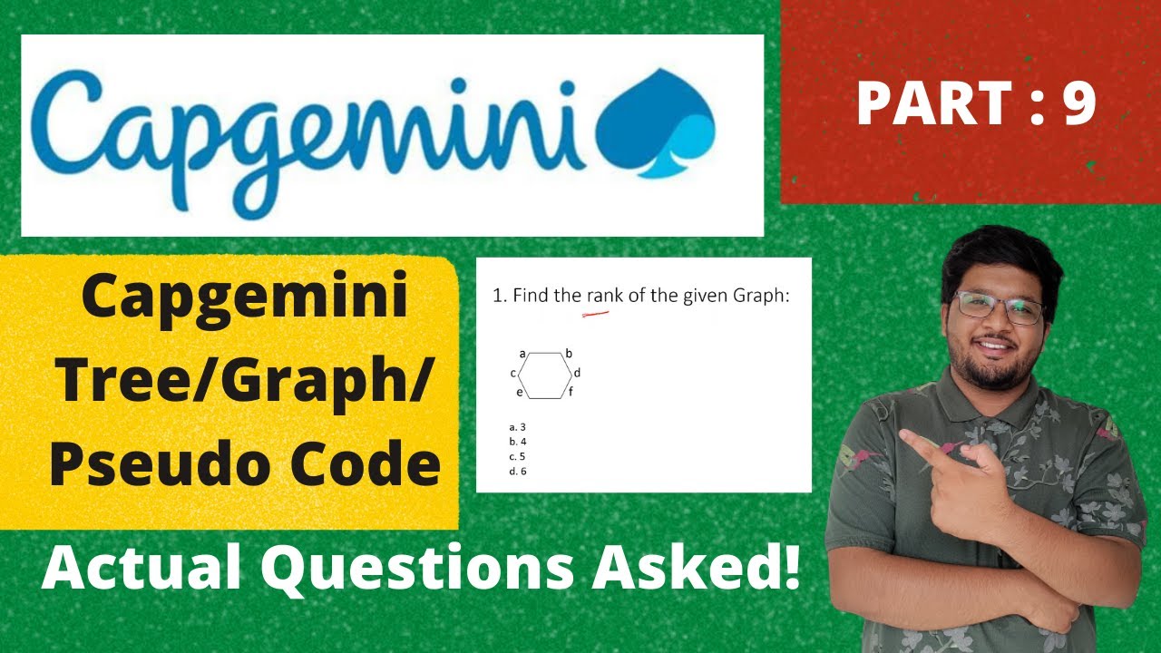 Capgemini Theory Data Structure & Algorithm Questions  |  Tree & Graph Questions  🔥🔥