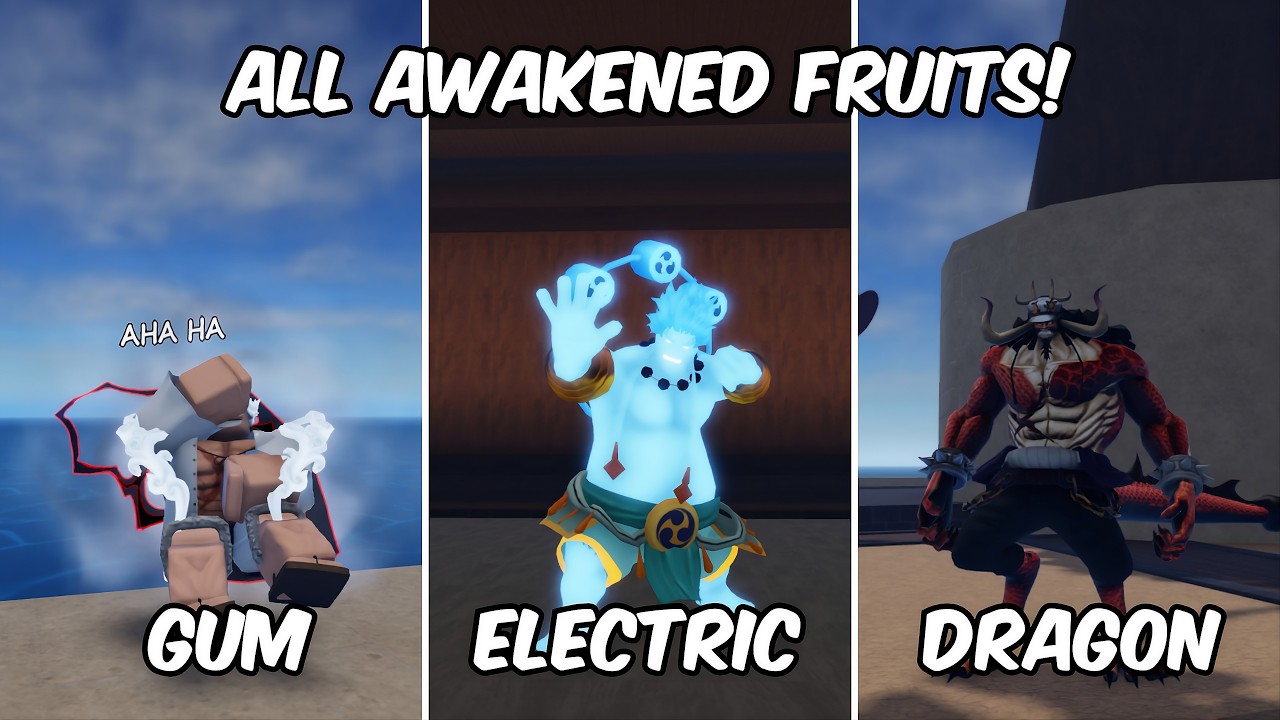 All AWAKENED FRUITS Showcase | Haze Seas