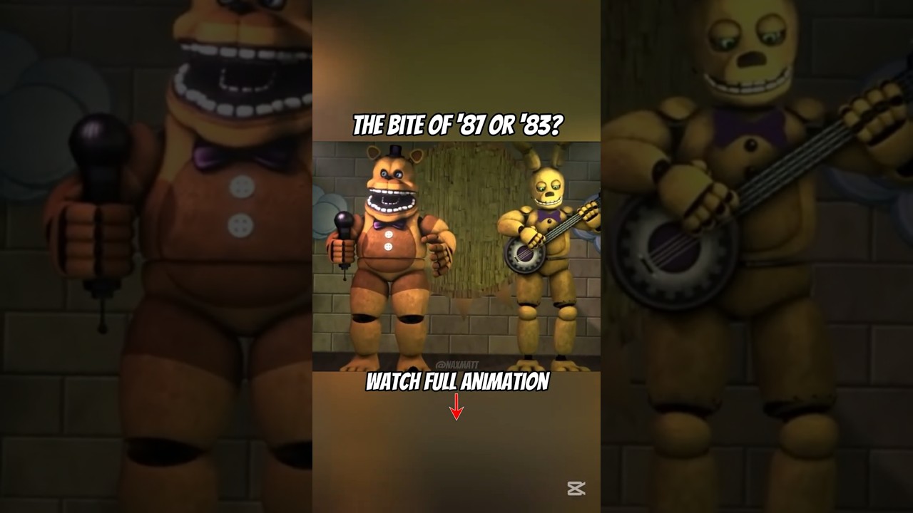 The bite of '87 or '83? #fnaf #freddyfazbear #fnafmemes #fnafsfm #fivenightsatfreddys