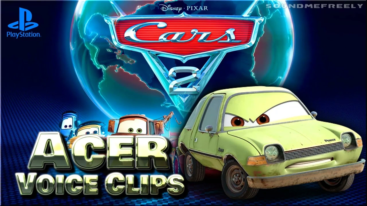 All Acer Voice Clips • Cars 2 Game • All Voice Lines • Funny (Peter Jacobson)