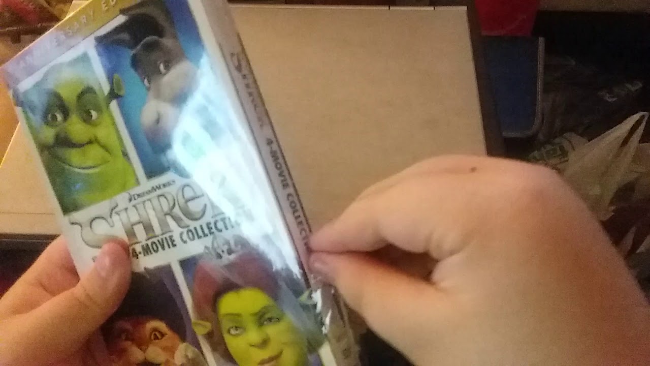 Shrek 4-Movie Collection DVD Unboxing