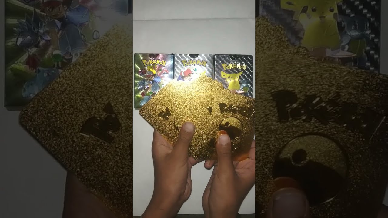 Pokemon card unboxing rainbow gold black silver card box #viral #views #pokemon cards #unboxing
