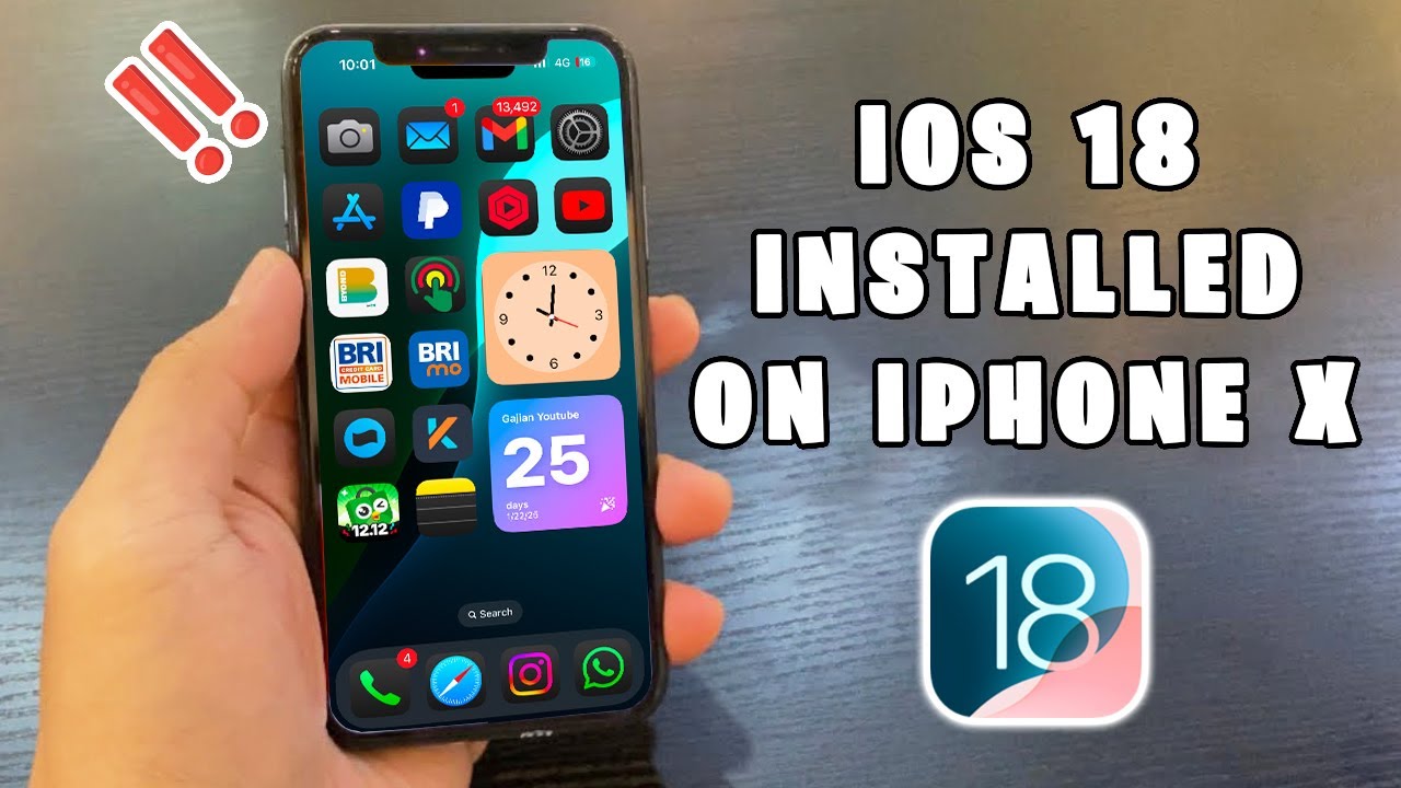 Я обновил свой iPhone X до iOS 18, и вот что произошло ‼️