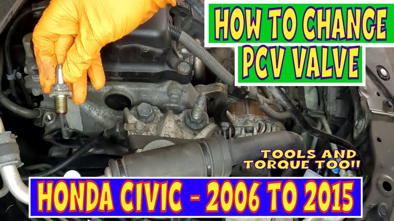 Как заменить клапан PCV на Honda Civic 2006–2015 годов | Пошаговое руководство и советы! 🚗💡