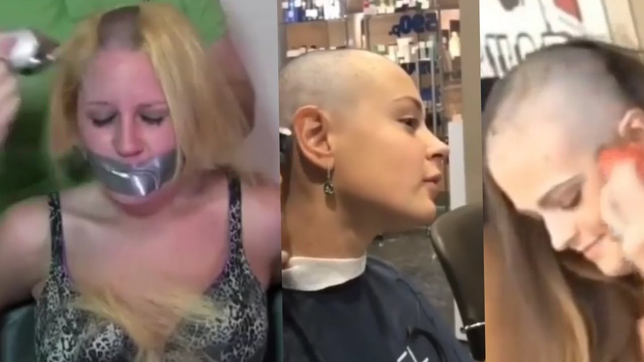 Amazing head shave  Girl Head Shave / Beautiful Girl Shave Head /  Ladies Head shave 2021
