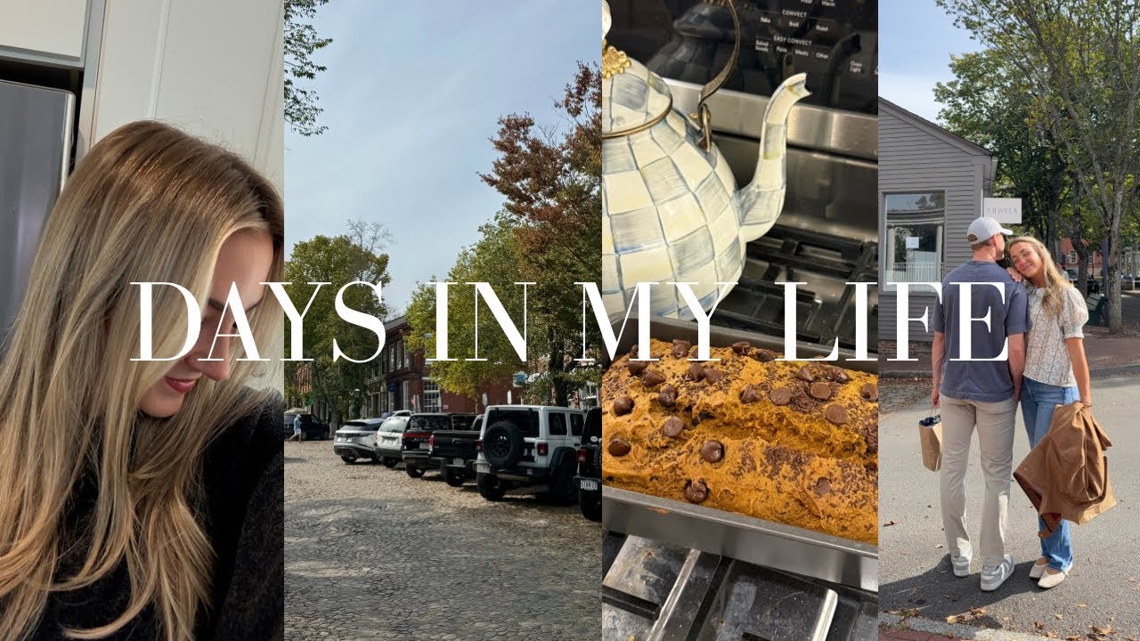 VLOG: осенний день на Нантакете, тыквенно-банановый хлеб, новая прическа и многое другое!