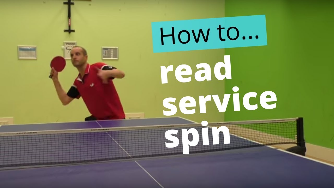 How to read service spin in table tennis